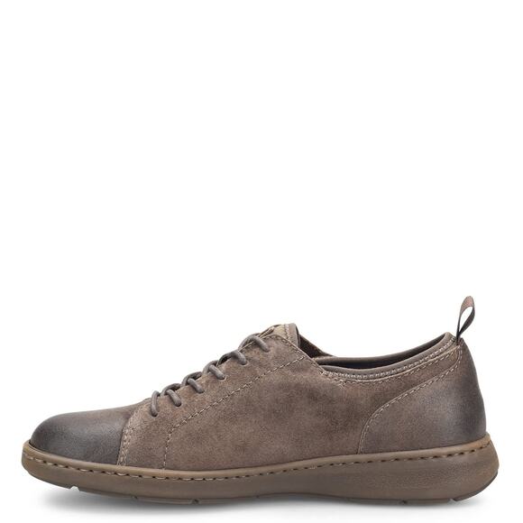 Born Miles Mens Size 9 M Distressed Leather Taupe Mud Distressed Casual Shoes main image 8